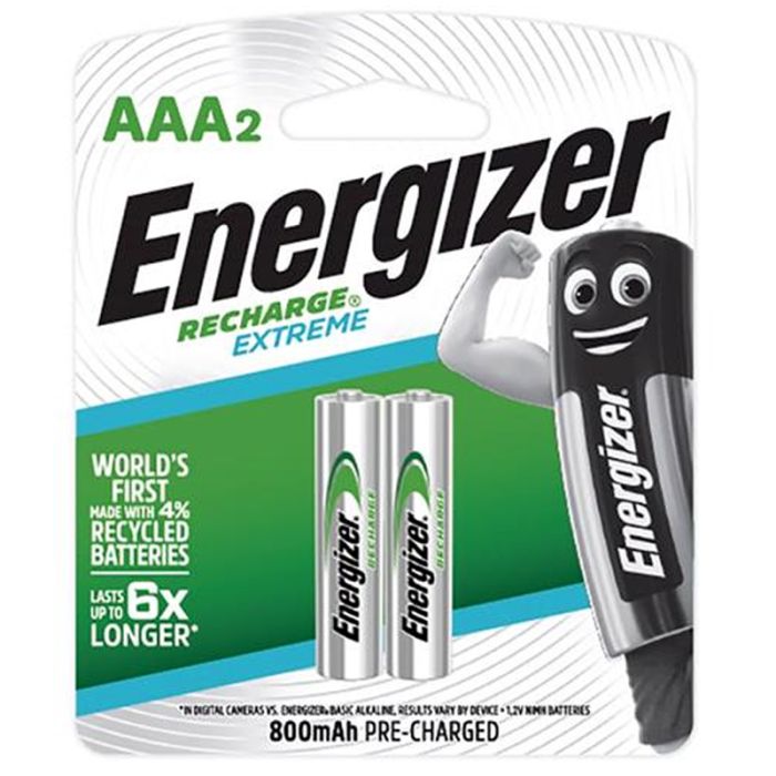 Piles ENERGIZER Rechargeable AAA2 Piles ENERGIZER Rechargeable AAA2