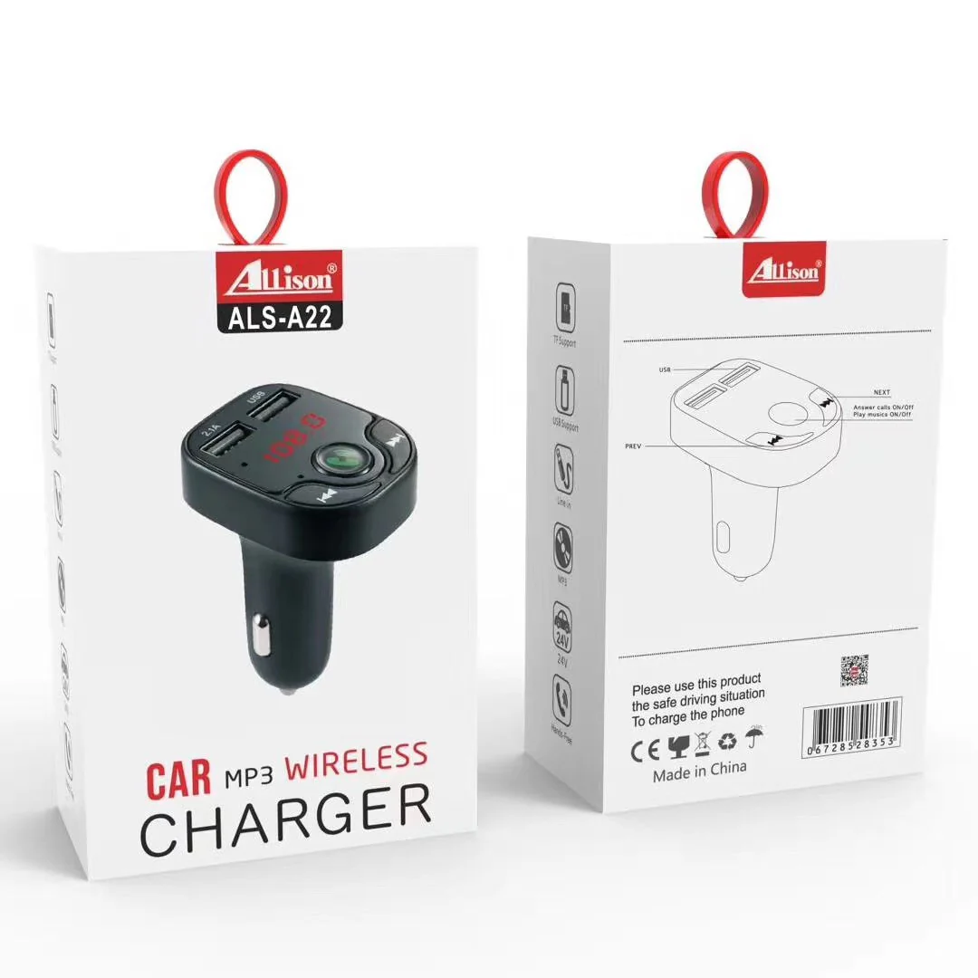 Car Charger MP3 Bluetooth ALLISON ALS-A22 Car Charger MP3 Bluetooth ALLISON ALS-A22