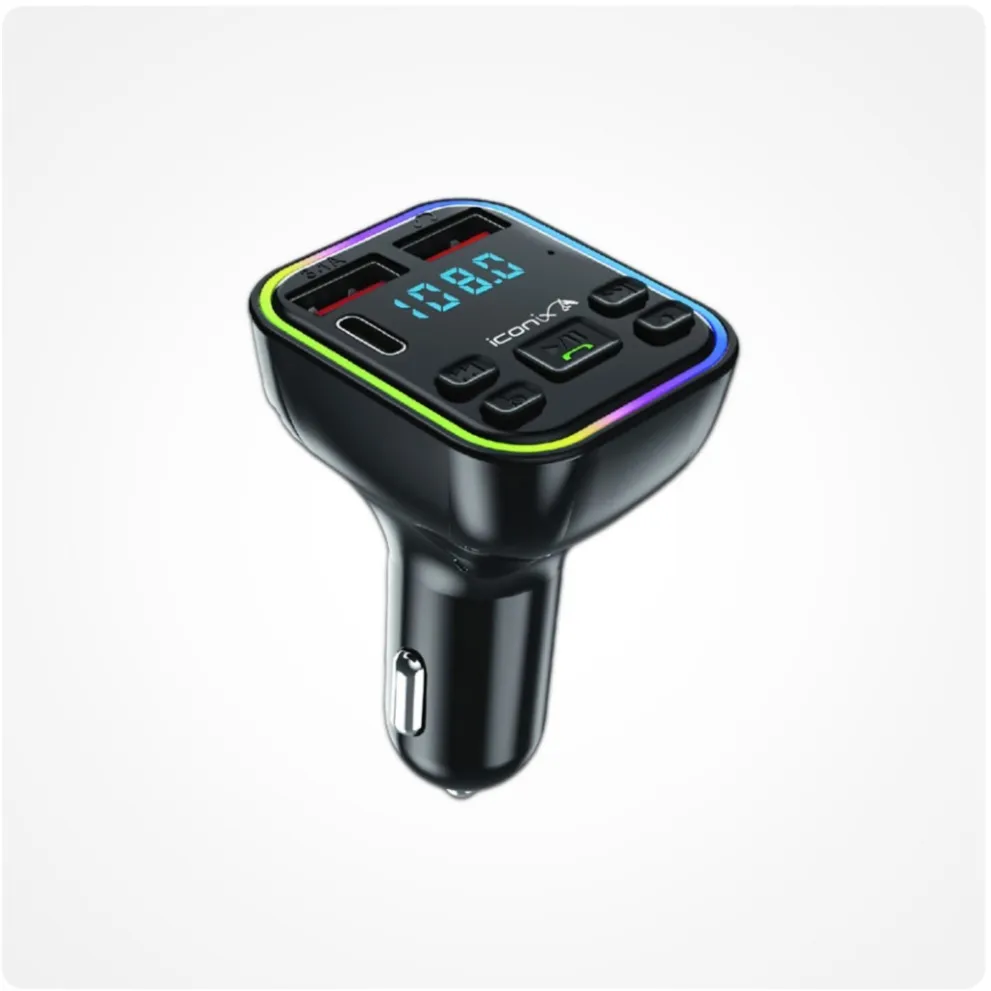 Le Car Charger ICONIX IC-CM2030 est conçu pour offrir une recharge efficace, rapide et sécurisée de vos appareils électroniques pendant vos déplacements. Grâce à ses deux ports USB puissants, il permet de charger simultanément deux appareils sans perte de performance, avec une sortie totale de 3.1A, idéale pour smartphones, tablettes, GPS ou autres accessoires USB. Ce chargeur voiture universel s’adapte à tous les véhicules équipés d’une prise allume-cigare 12V ou 24V et intègre des protections avancées contre la surchauffe, la surtension et les courts-circuits, garantissant la sécurité de vos appareils ainsi qu’une durabilité prolongée du chargeur. Son design compact et ergonomique permet un branchement facile sans gêner la conduite, et sa finition résistante assure une utilisation quotidienne durable. Le ICONIX IC-CM2030 combine puissance, sécurité et praticité, faisant de lui un accessoire indispensable pour rester connecté lors de vos trajets. Avec ce chargeur, vos appareils restent toujours prêts à l’emploi, offrant une expérience de conduite plus pratique et sécurisée. Car Charger ICONIX IC-CM2030