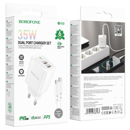 Chargeur Borofone BN9 Dual Port 35W