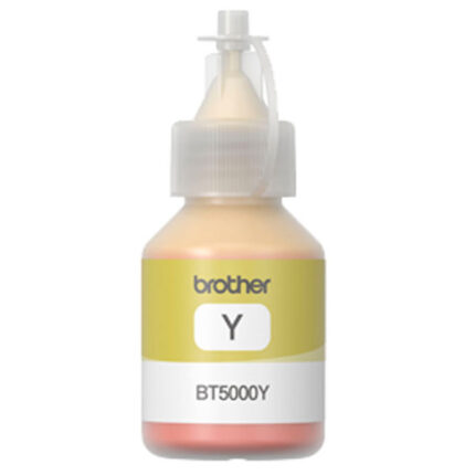 BOUTEILLE Encre Adaptable BROTHER BT5000 Jaune