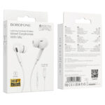 ÉCOUTEURS Filaires Lightning BOROFONE BM30 Pro Blanc