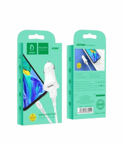 Car Charger Voiture DENMEN DZ06V 3.1A