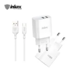 Chargeur Micro Dual Port USB INKAX C06