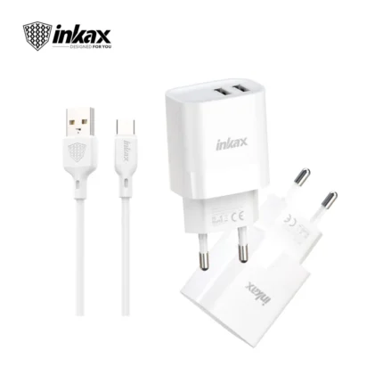 Chargeur Micro Dual Port USB INKAX C06