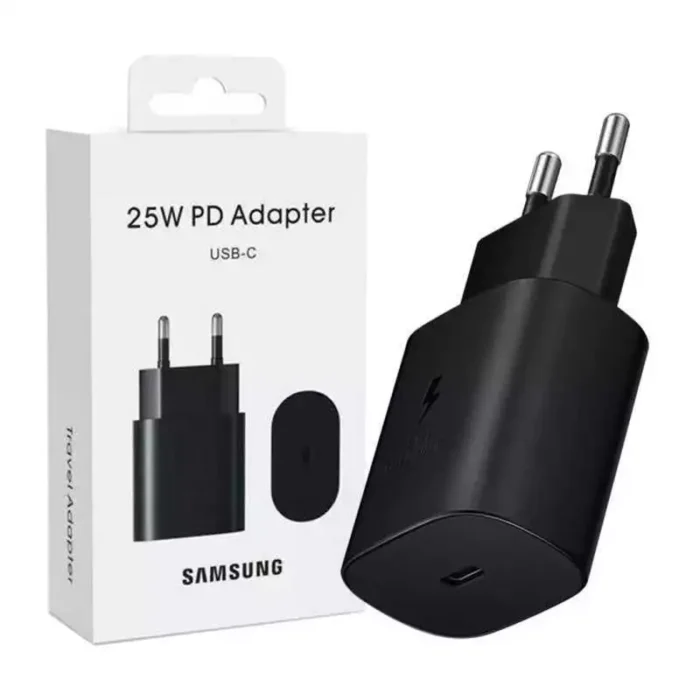 Chargeur Samsung 25w Pd Adapter USB-C Noir