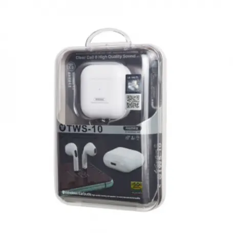 ecouteurs-sans-fil-remax-tws-10-blanc-tunisie Écouteurs Bluetooth REMAX TWS-10i – Image 1