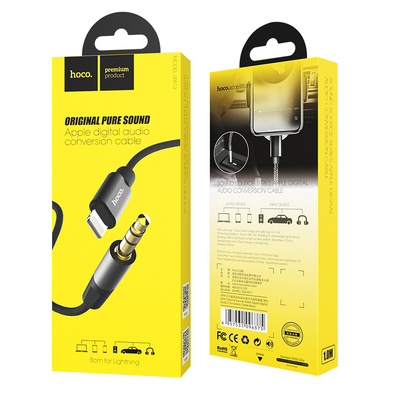 Câble HOCO UPA13 iPhone AUX Câble HOCO UPA13 iPhone AUX