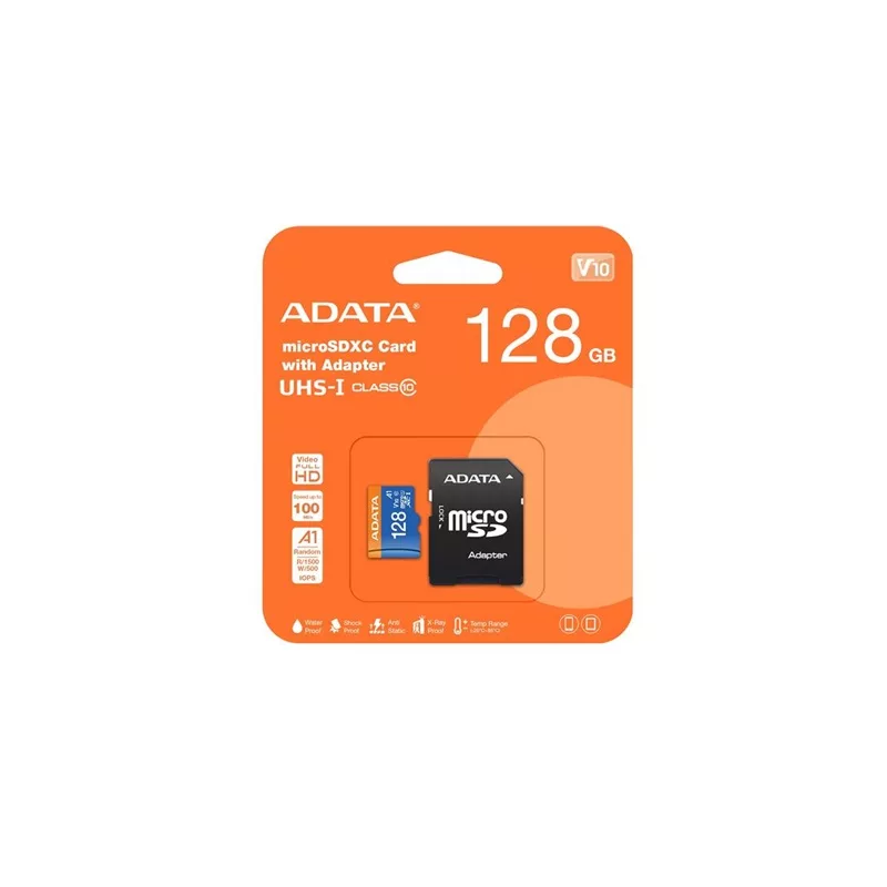 CARTE MEMOIRE 128G ADATA CLASS 10 CARTE MEMOIRE 128G ADATA CLASS 10