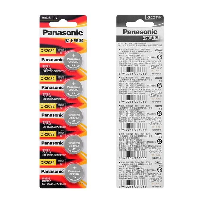 Pile Bouton Panasonic CR2032 Lithium 3V Pile Bouton Panasonic CR2032 Lithium 3V