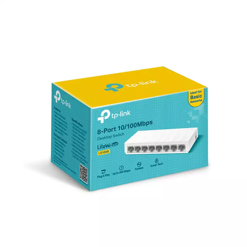 SWITCH 8 PORT TP-LINK 10/100 Ls1008 SWITCH 8 PORT TP-LINK 10/100 Ls1008