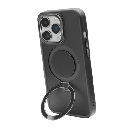 Étui iPhone14 Pro Metal Stand Case