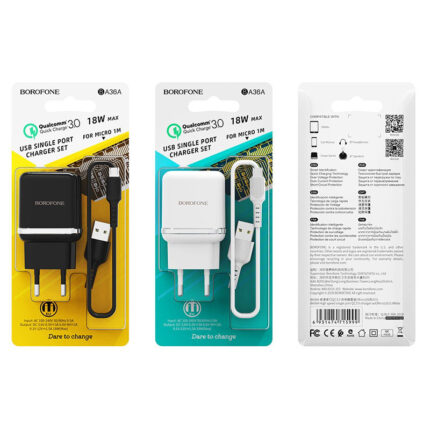 Chargeur Borofone BA36A USB-Micro 18W
