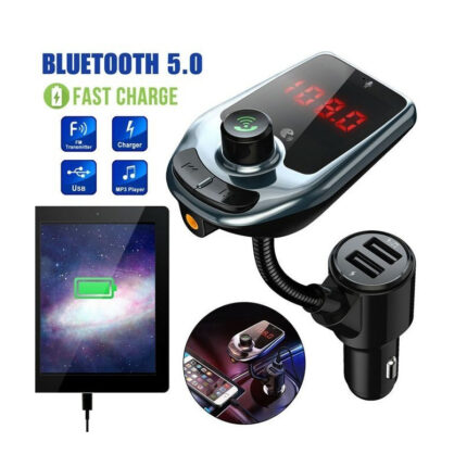 Emetteur FM de Voiture D5 - Bluetooth - lecteur MP3
