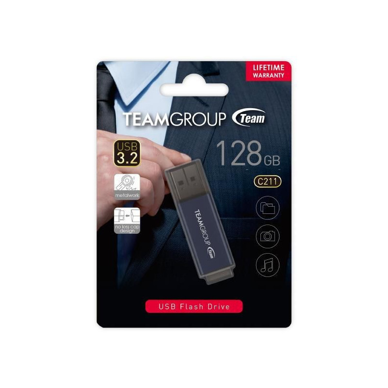 Clé USB TEAMGROUP 128GB C211 Clé USB TEAMGROUP 128GB C211