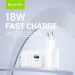 Chargeur micro USB BAVIN 18W PC883Y