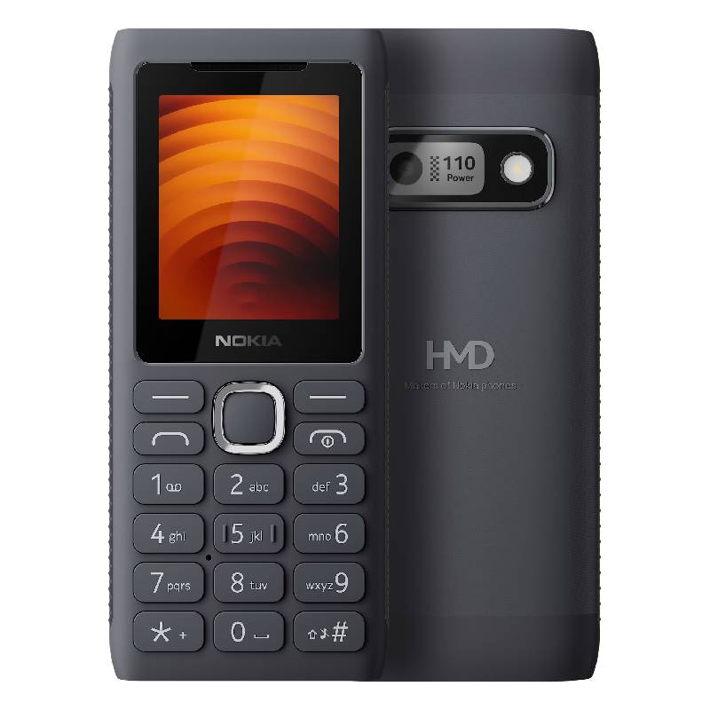 telephone-portable-nokia-110-power-gris-k Téléphone portable Nokia 110 – Image 1