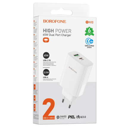 Charger BOROFONE dual port 65W BN10