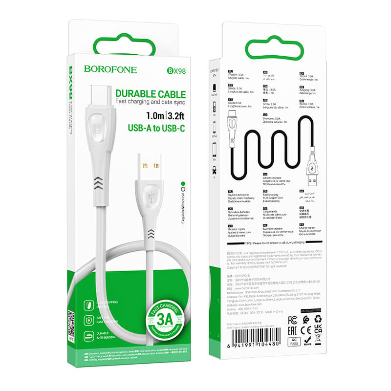 Câble Borofone BX98 USB C Câble Borofone BX98 USB C