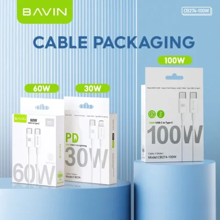 Câble iPhone BAVIN 30W CB274 Type C