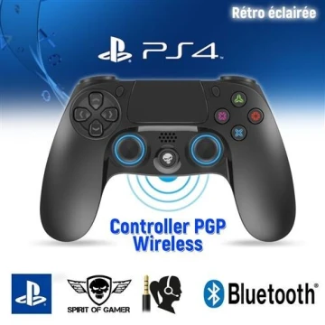 MANETTE GAMING PGP PS4 BLUETOOTH NOIR