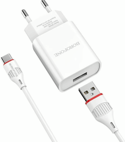 Charger Puissant Type C Borofone BA21A 3.0 18W