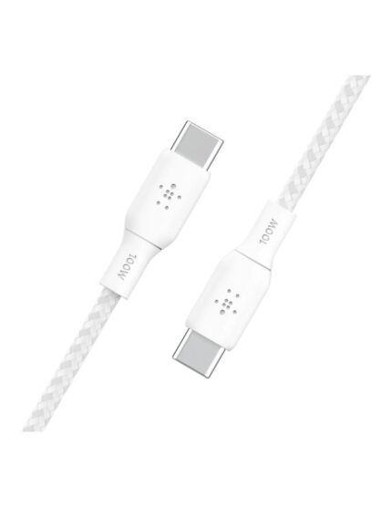 Câble Type C Type C Blanc 8A
