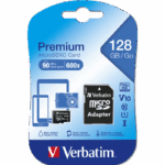Carte mémoire Verbatim micro SDHC 128G