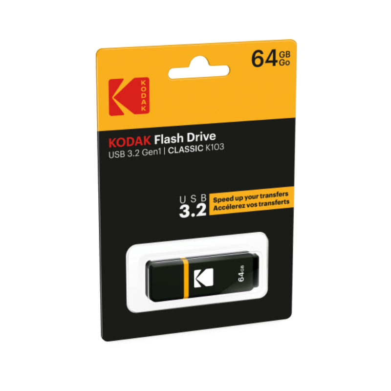 Clé USB 64GB 3.1 K103 KODAK Clé USB 64GB 3.1 K103 KODAK