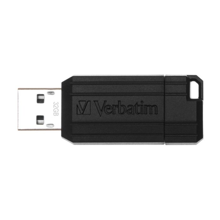 Clé USB Verbatim PinStripe USB 2.0 / 32 Go / Noir