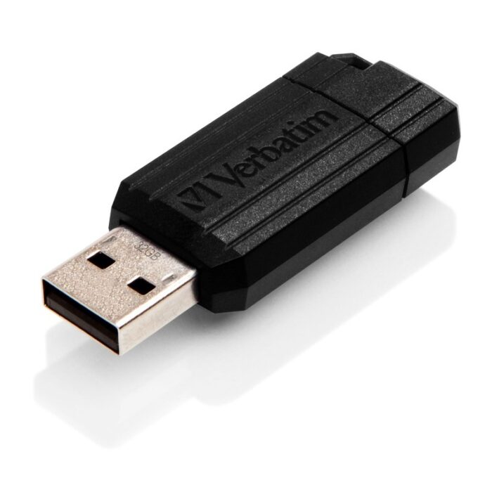Clé USB Verbatim PinStripe USB 2.0 / 32 Go / Noir