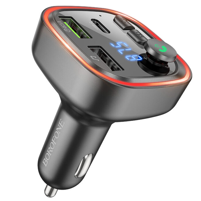 Transmetteur FM Bluetooth Borofone BC48 Type C / QC 3.0 18W