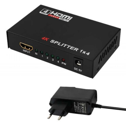 Splitter HDMI Puissant 4 Ports Full HD 1080P 3D