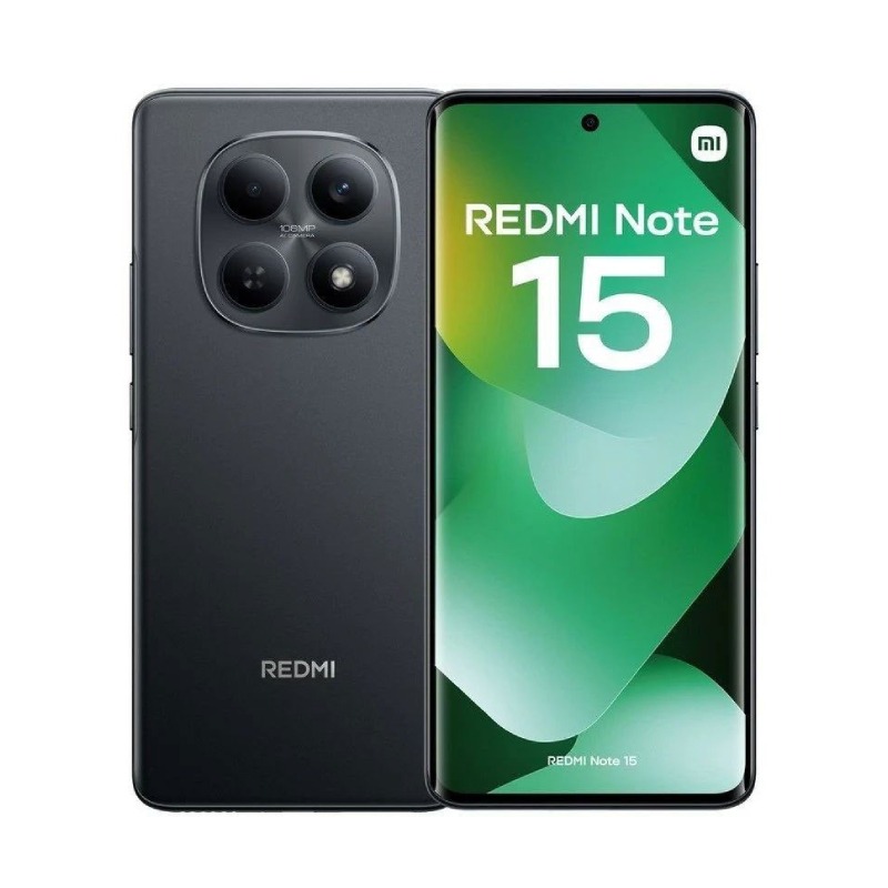 smartphone-xiaomi-redmi-note-15-5g-6go-128go-noir-77774 Smartphone Xiaomi Redmi Note 15 4G 6Go 128Go – Image 1